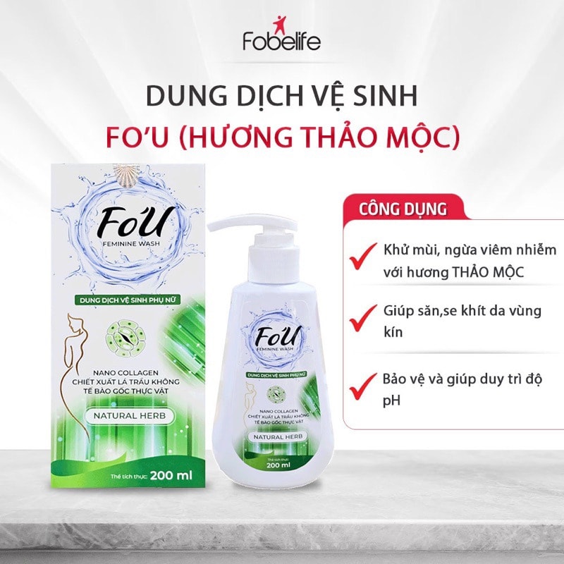 Fou Dung dịch vệ sinh phụ nữ 200ml 3
