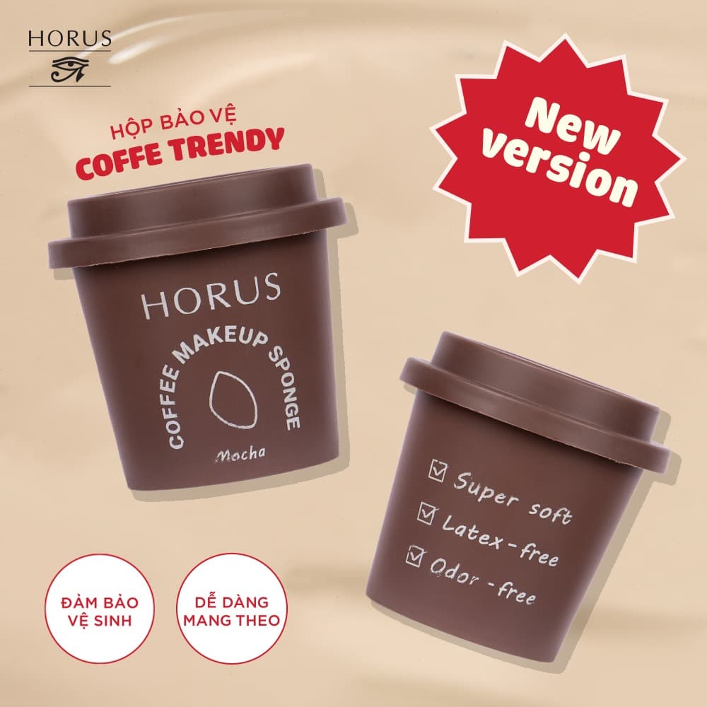 Horus Mút trang điểm Coffee Make Up Sponge thumb 10