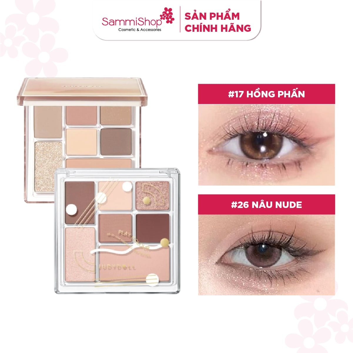 Judydoll Bảng phấn mắt All-In-One Palette For Your Full Face (7 ô) 1