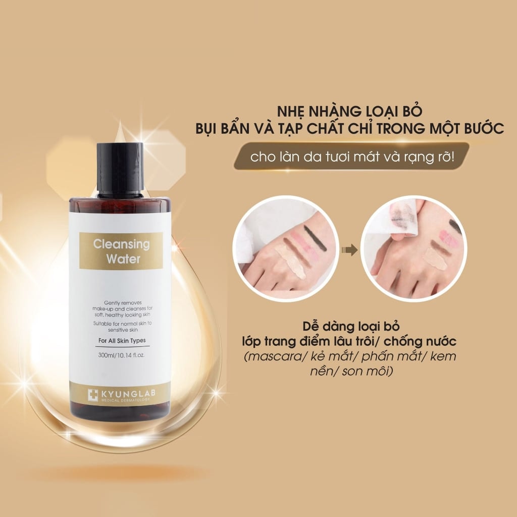 Kyung Lab Nước tẩy trang Cleansing Water 300ml 3