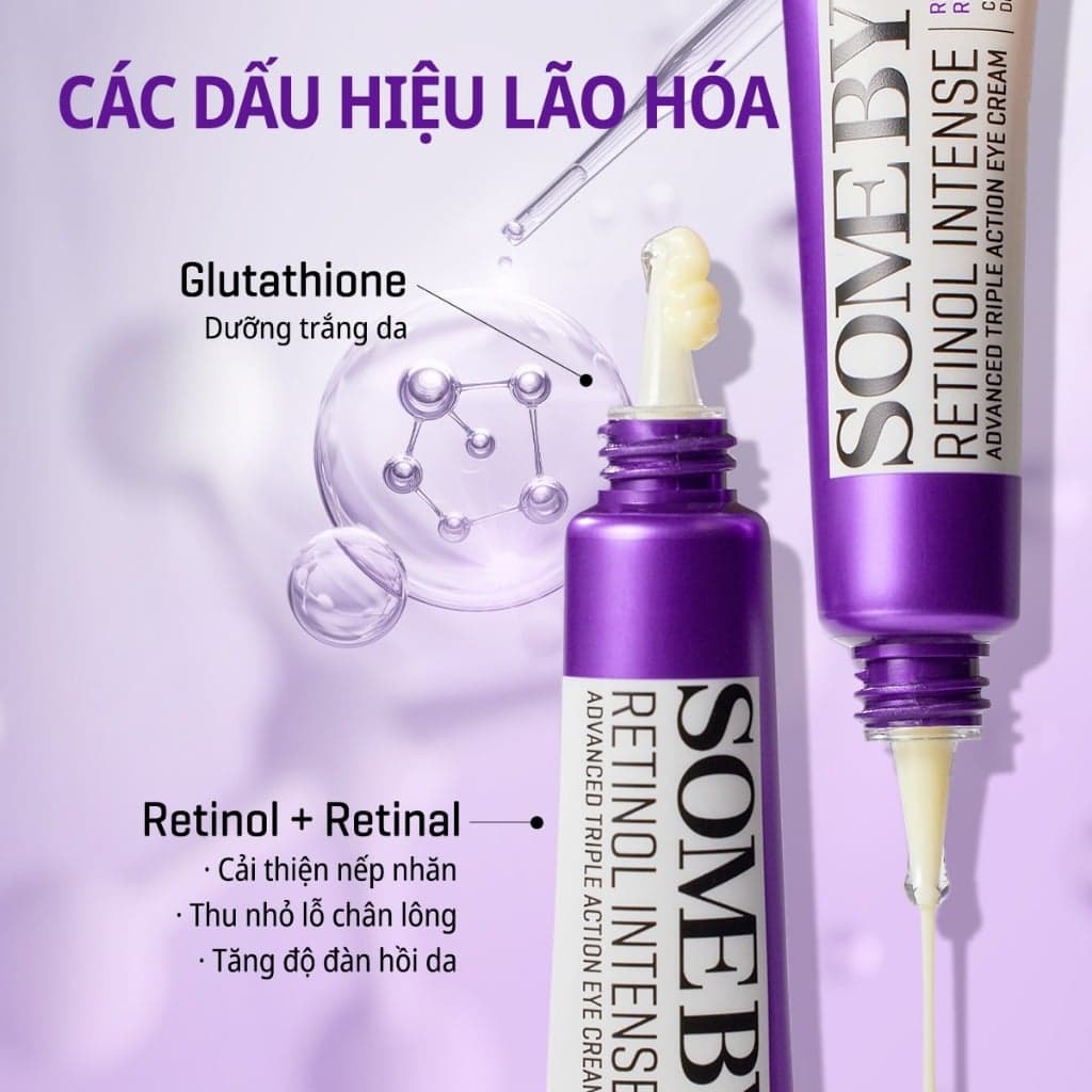 Some By Mi Kem dưỡng mắt Retinol Intense Advanced Triple Action Eye Cream 30ml thumb 8