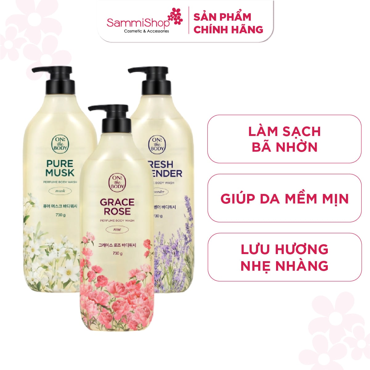 ON:) THE BODY Perfume Body Wash 730g 1