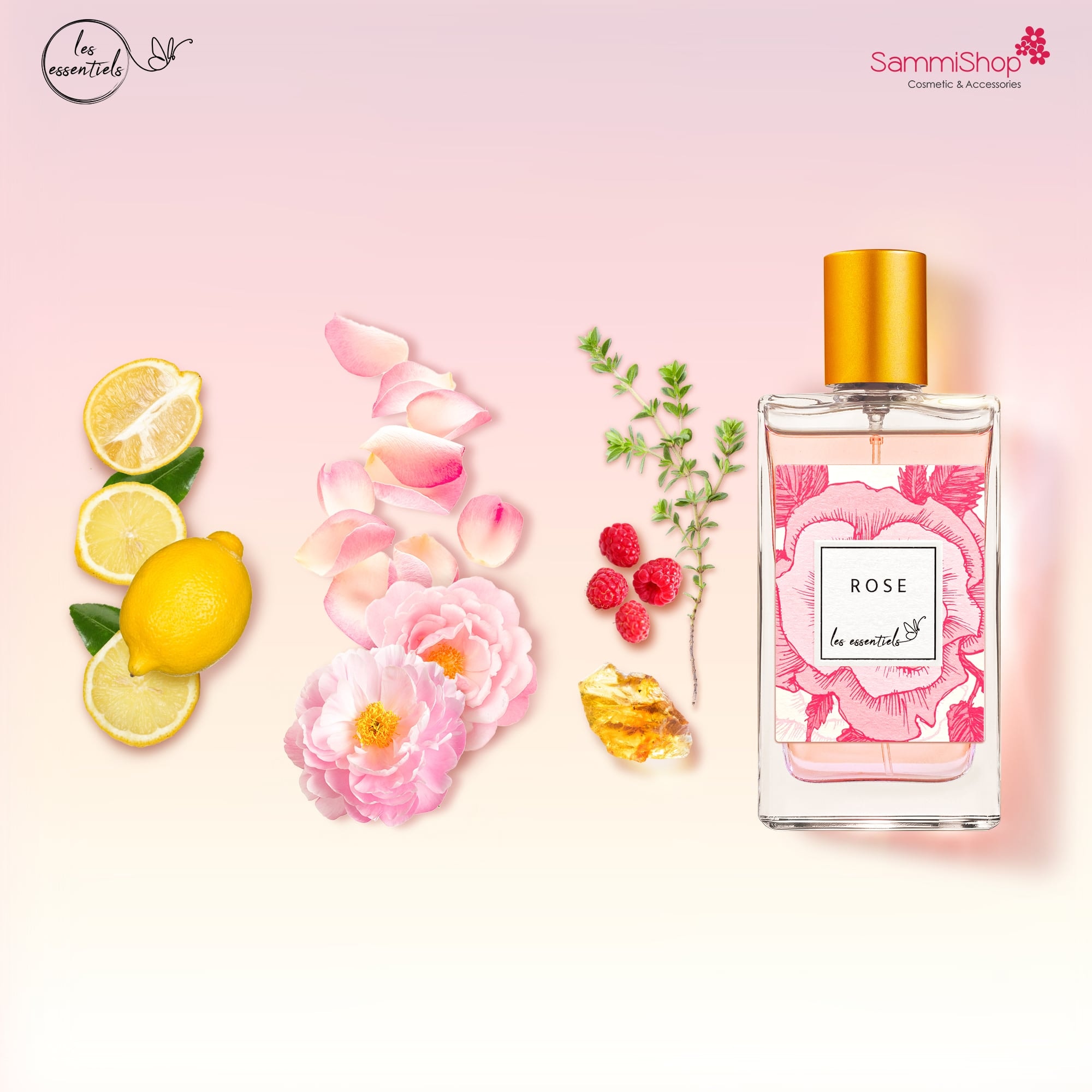 Les Essentiels Nước hoa Rose Eau De Parfum 80ml 4