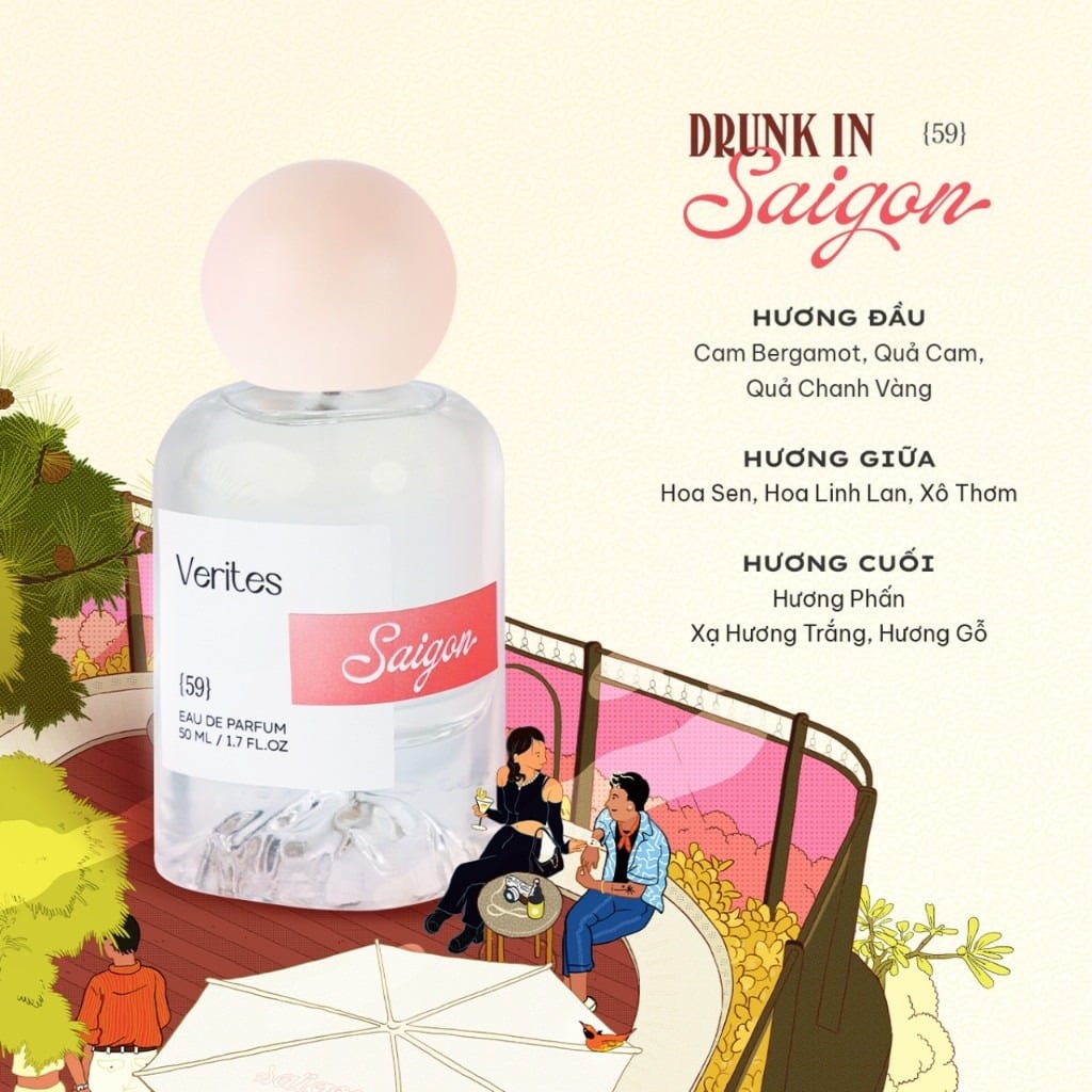 Verites Nước hoa The City of Love 50ml 6