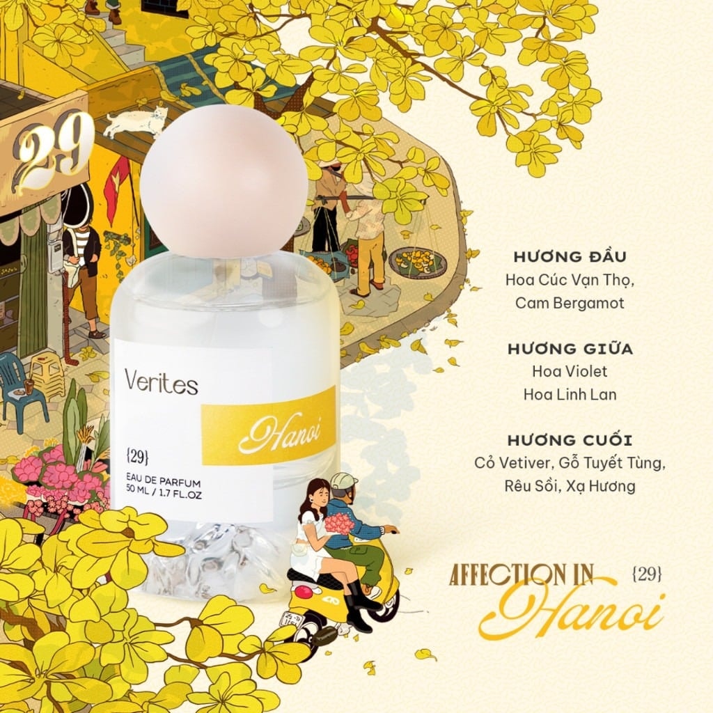 Verites Nước hoa The City of Love 50ml 8