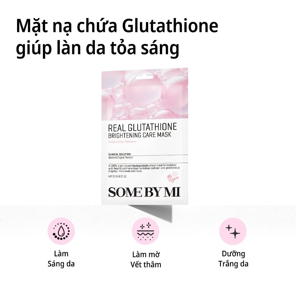 glutathione mt n dng m gip lm sng v gim cc du hiu lo ho da PAX MOLY Real Mask Pack 5 Ming Mt n Exosome Glutathione Cloisters