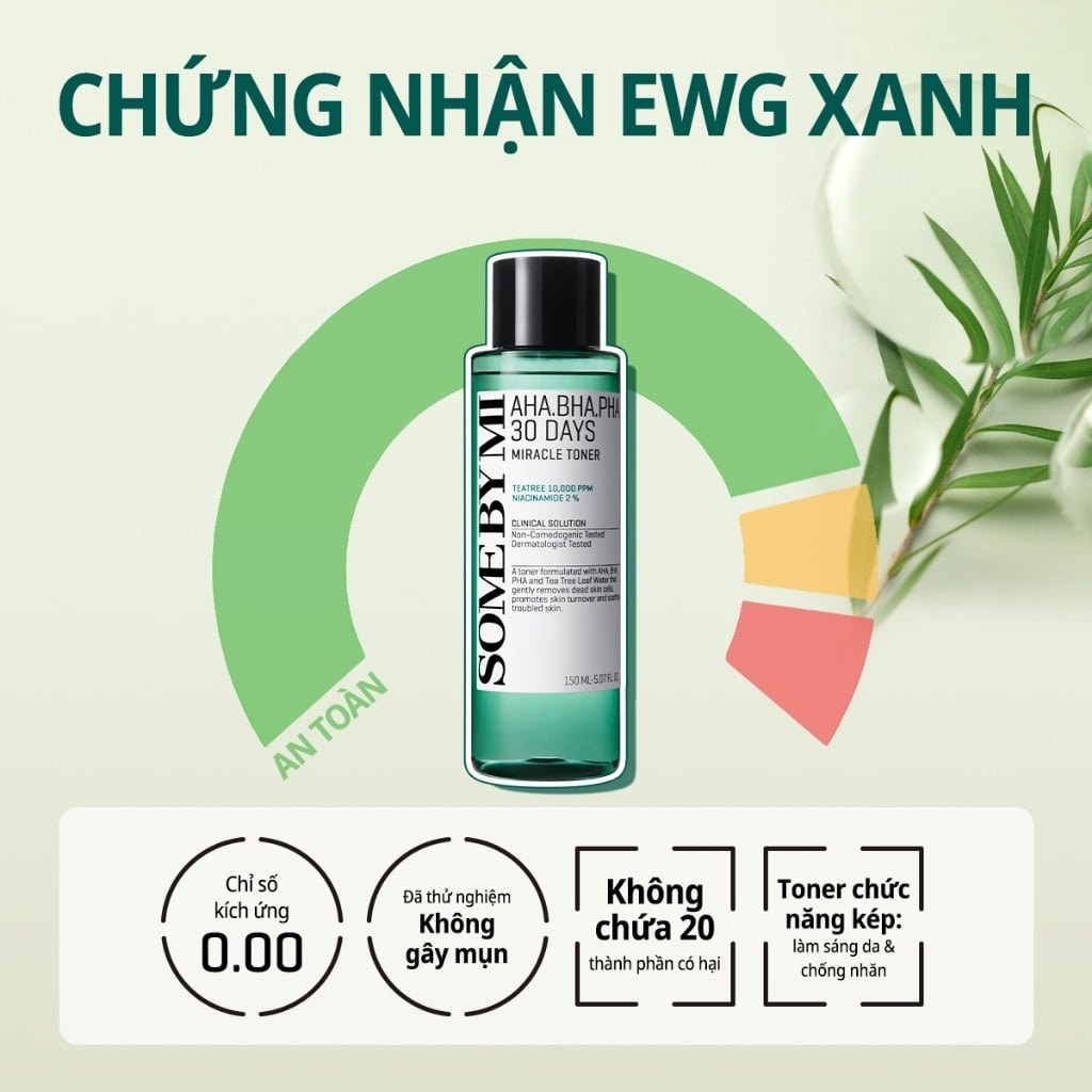 Some By Mi Nước hoa hồng AHA.BHA.PHA 30 Days Miracle Toner 150ml 6