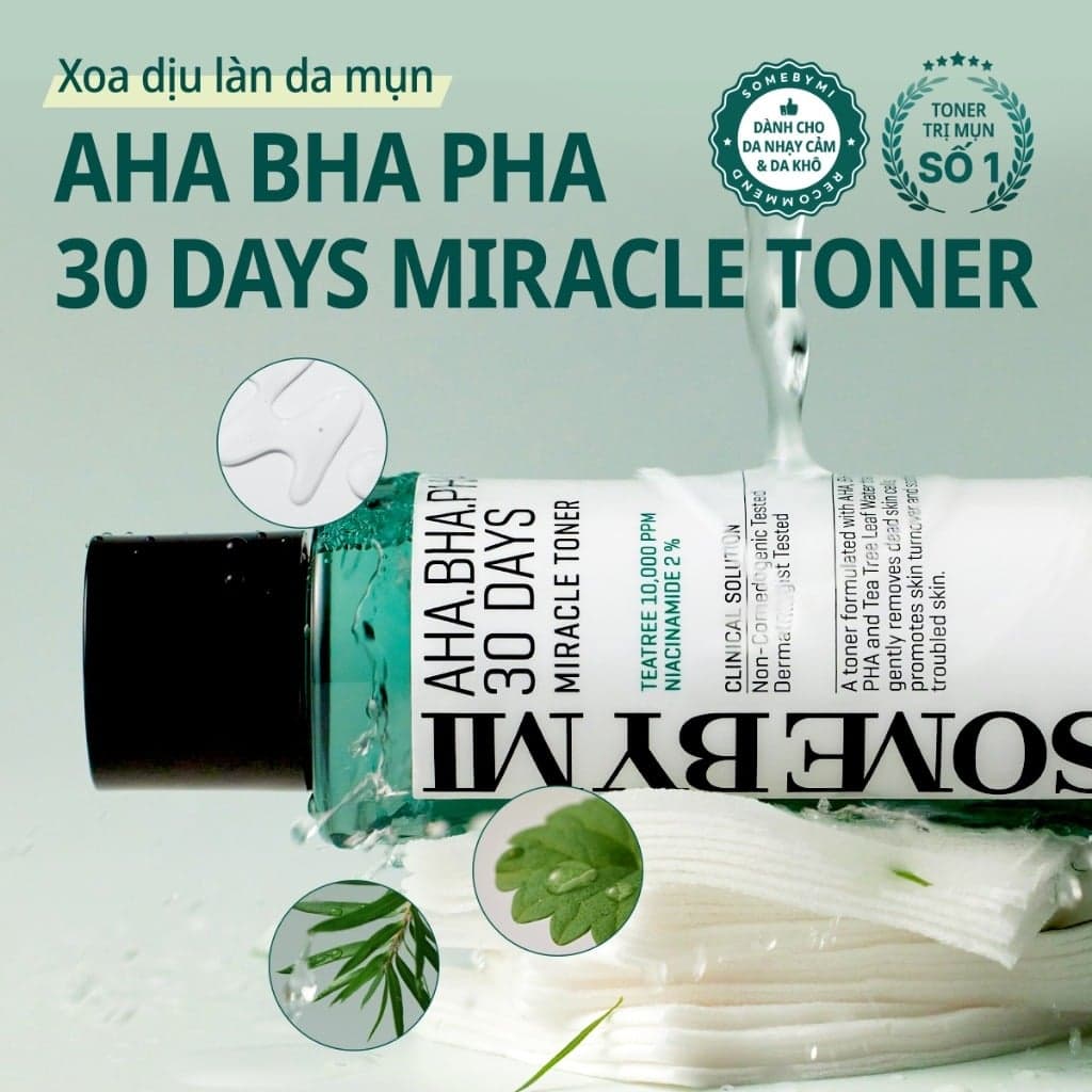 Some By Mi Nước hoa hồng AHA.BHA.PHA 30 Days Miracle Toner 150ml thumb 5