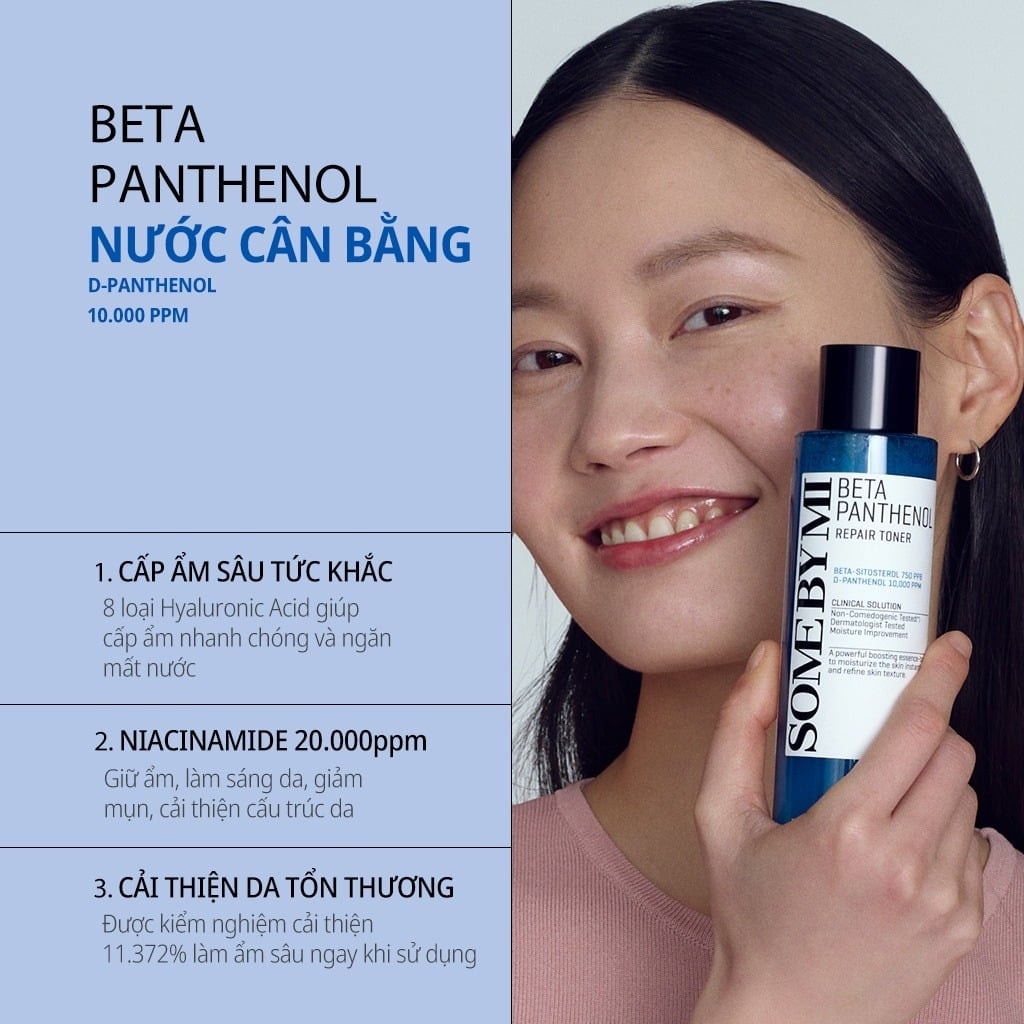 Some By Mi Nước hoa hồng Beta Panthenol Repair Toner 150ml 3