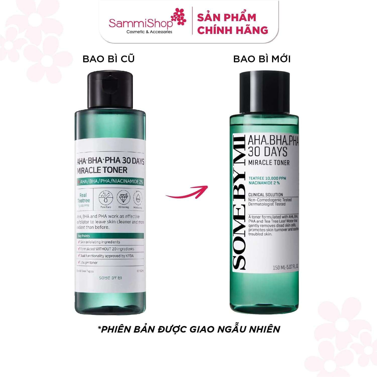 Some By Mi Nước hoa hồng AHA.BHA.PHA 30 Days Miracle Toner 150ml thumb 3