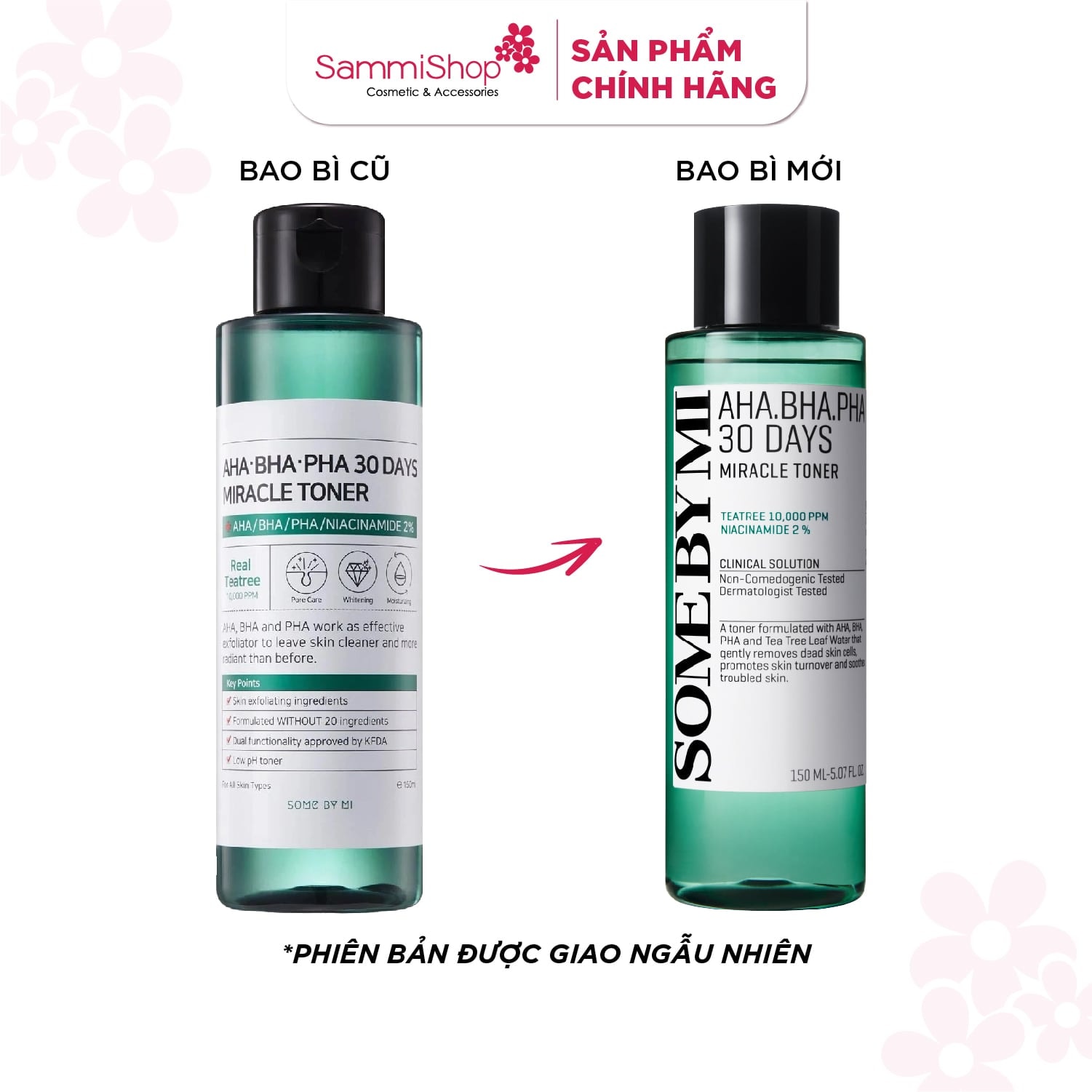 Some By Mi Nước hoa hồng AHA.BHA.PHA 30 Days Miracle Toner 150ml 3