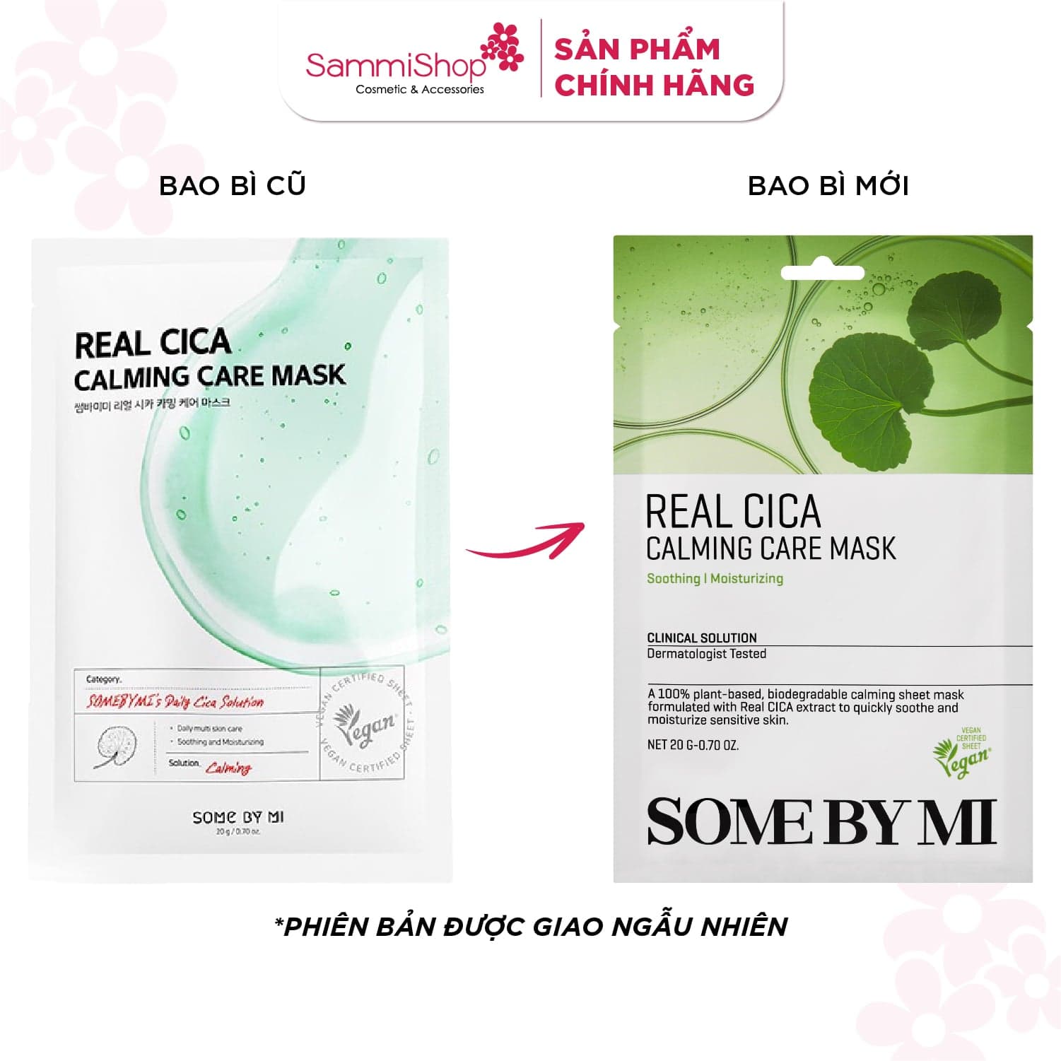 Some By Mi Mặt nạ giấy Real Cica Calming Care Mask 20g thumb 2
