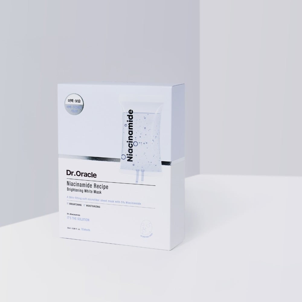 Dr.Oracle Mặt nạ Niacinamide Recipe Brightening White Mask 25ml 5
