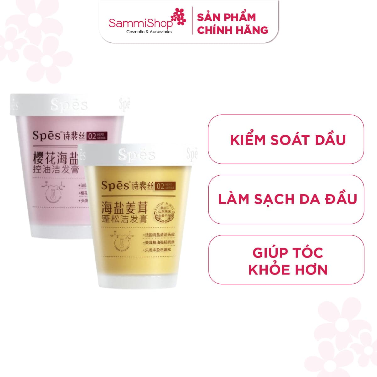 Spes Dầu gội muối biển 280g thumb 1