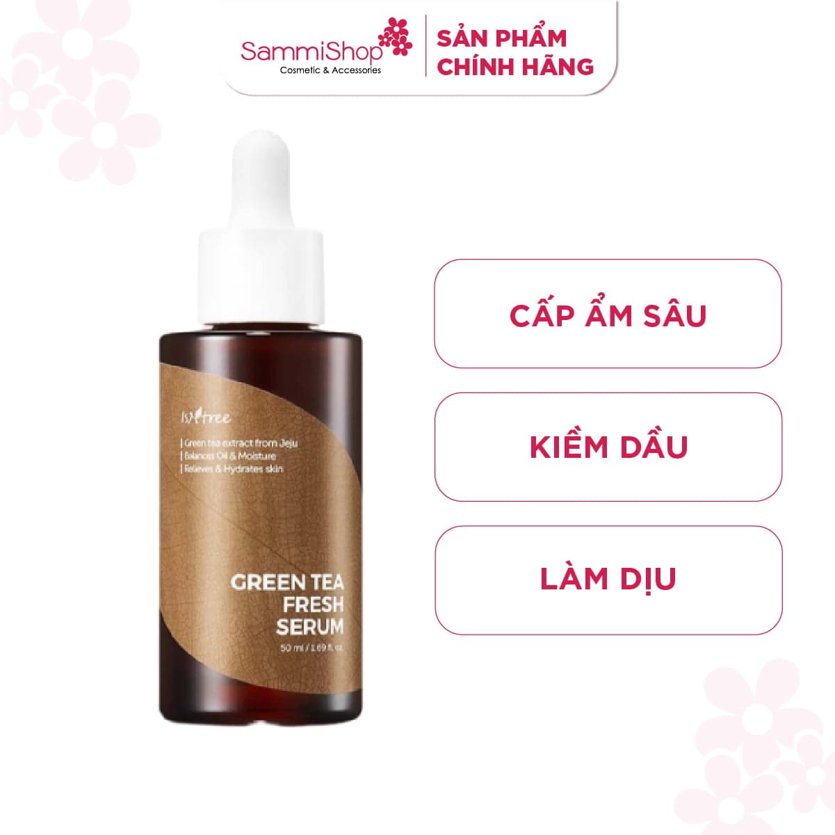 Isntree Tinh Chất Green Tea Fresh Serum 50ml thumb 2