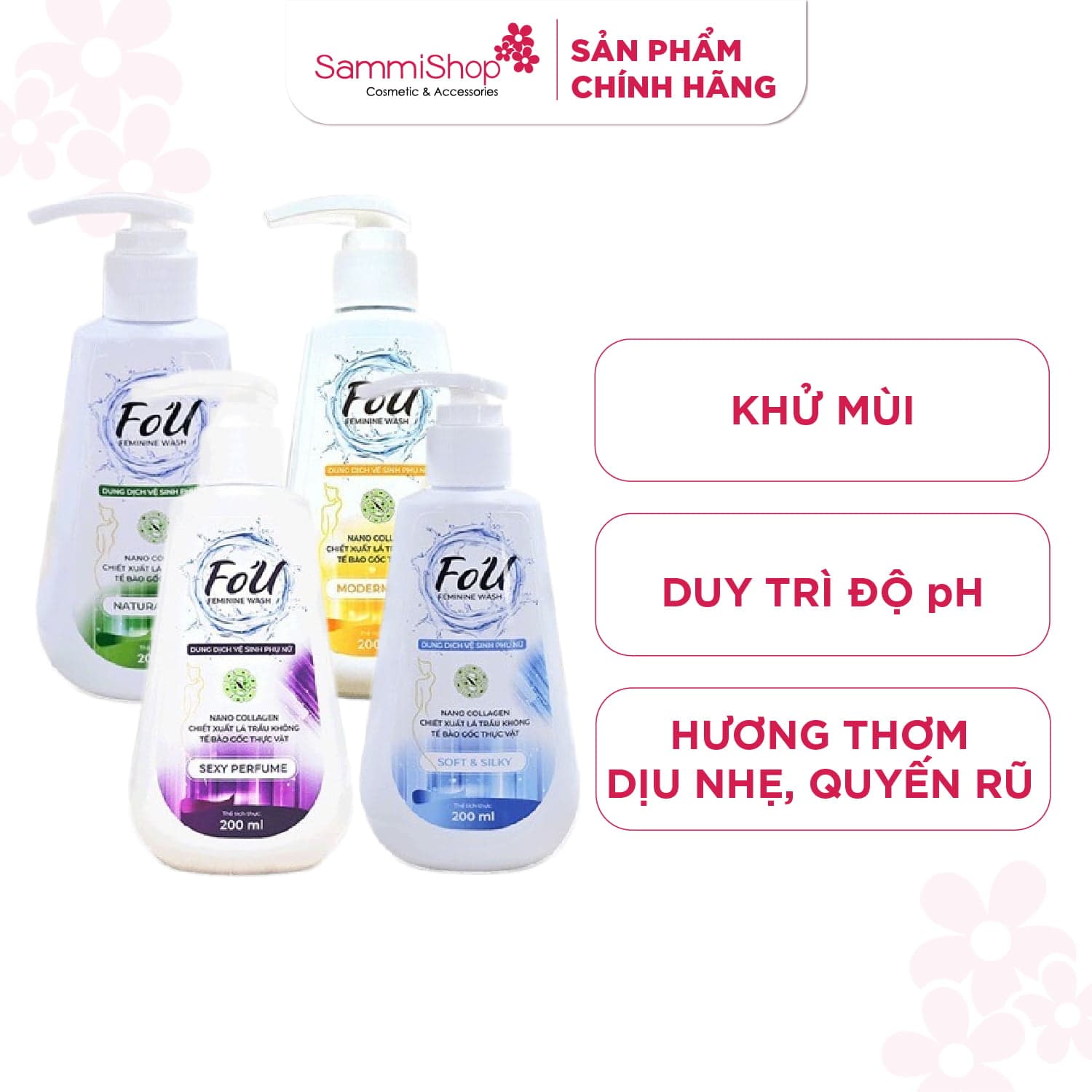 Fou Dung dịch vệ sinh phụ nữ 200ml thumb 1