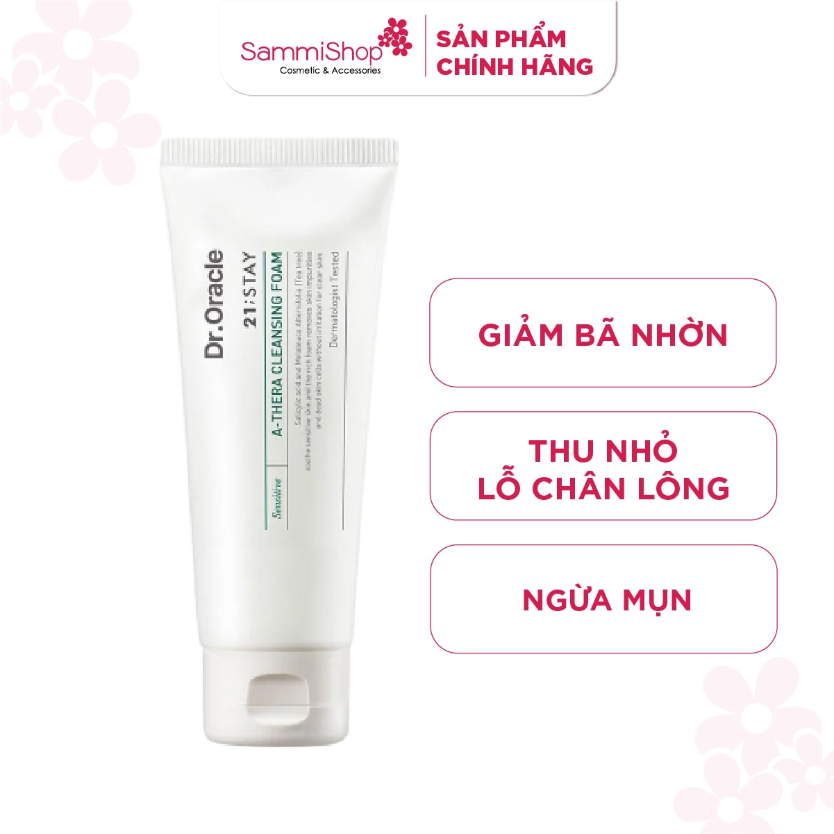 Dr.Oracle Sữa rửa mặt 21;STAY A-Thera Cleansing Foam 100ml 2