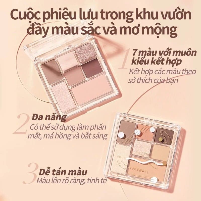 Judydoll Bảng phấn mắt All-In-One Palette For Your Full Face (7 ô) thumb 2