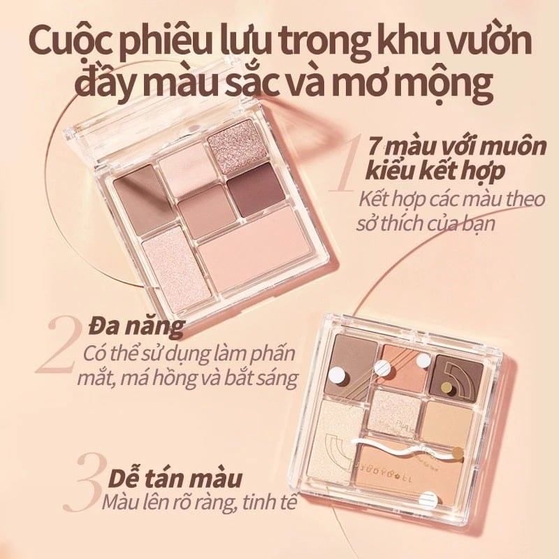 Judydoll Bảng phấn mắt All-In-One Palette For Your Full Face (7 ô) 2