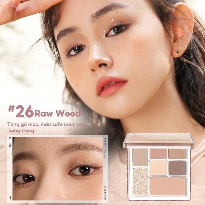 Judydoll Bảng phấn mắt All-In-One Palette For Your Full Face (7 ô) 3