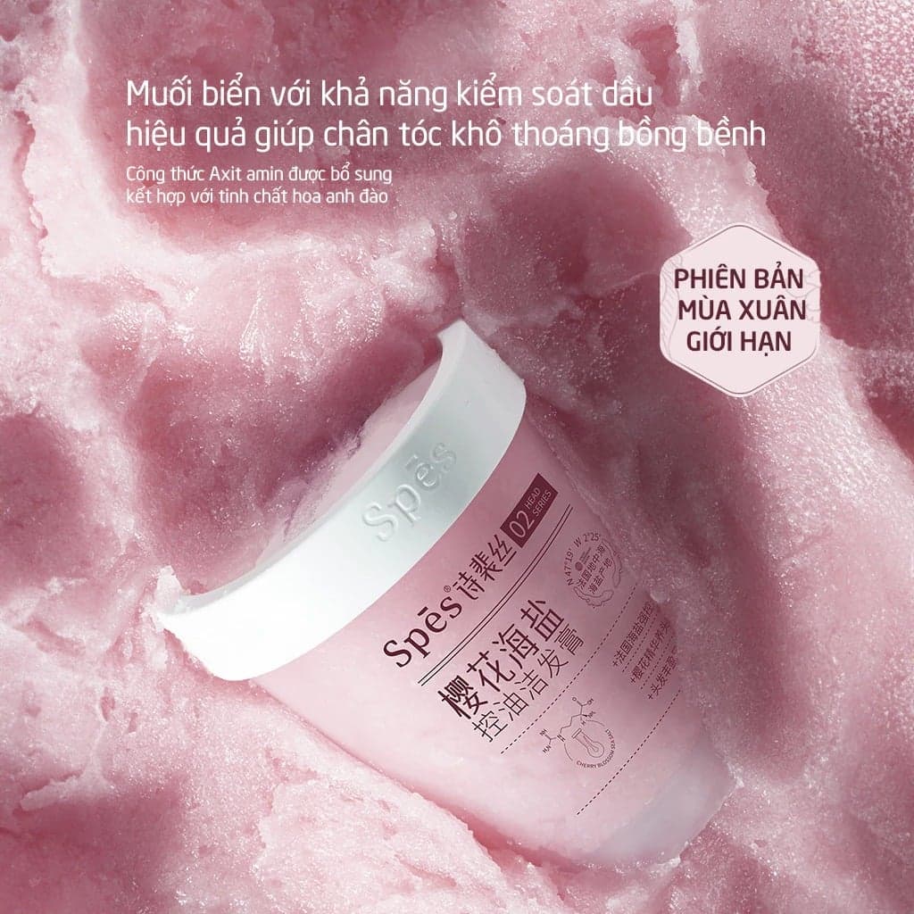 Spes Dầu gội muối biển 280g thumb 2