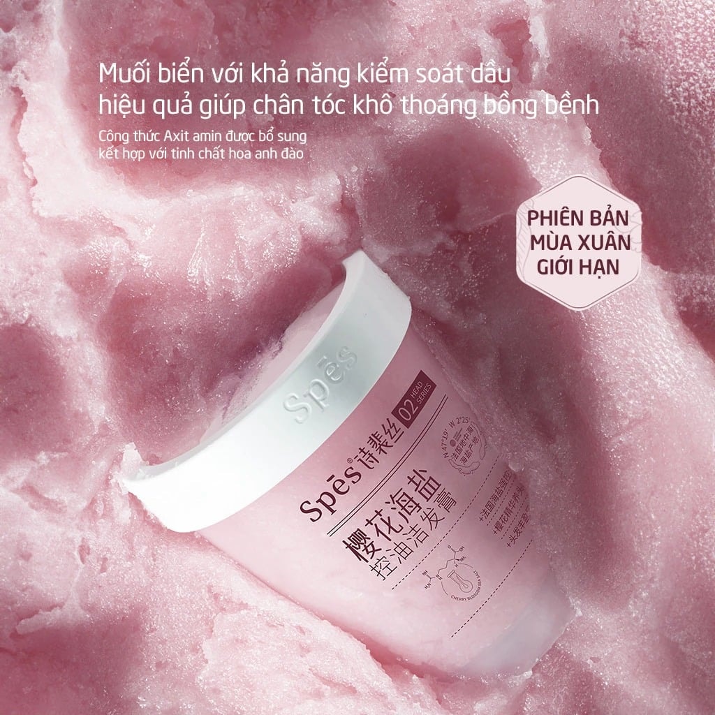 Spes Dầu gội muối biển 280g 2