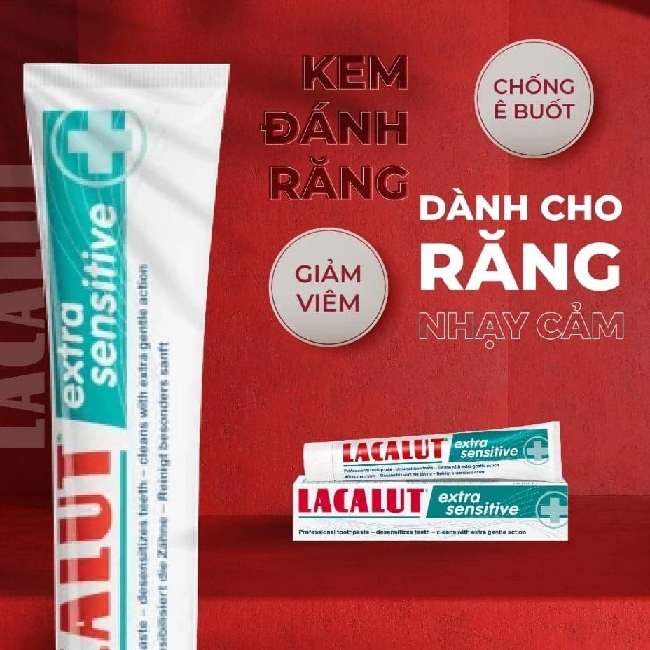 Lacalut Kem đánh răng Extra Sensitive 75ml thumb 3
