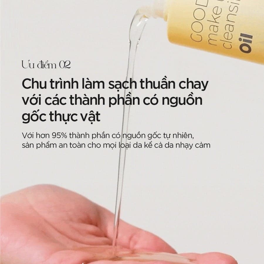 BOM Dầu tẩy trang Good Bye Make Up Cleansing Oil 200ml thumb 3