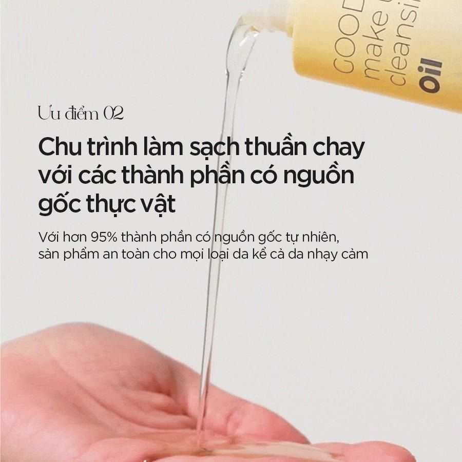 BOM Dầu tẩy trang Good Bye Make Up Cleansing Oil 200ml 3