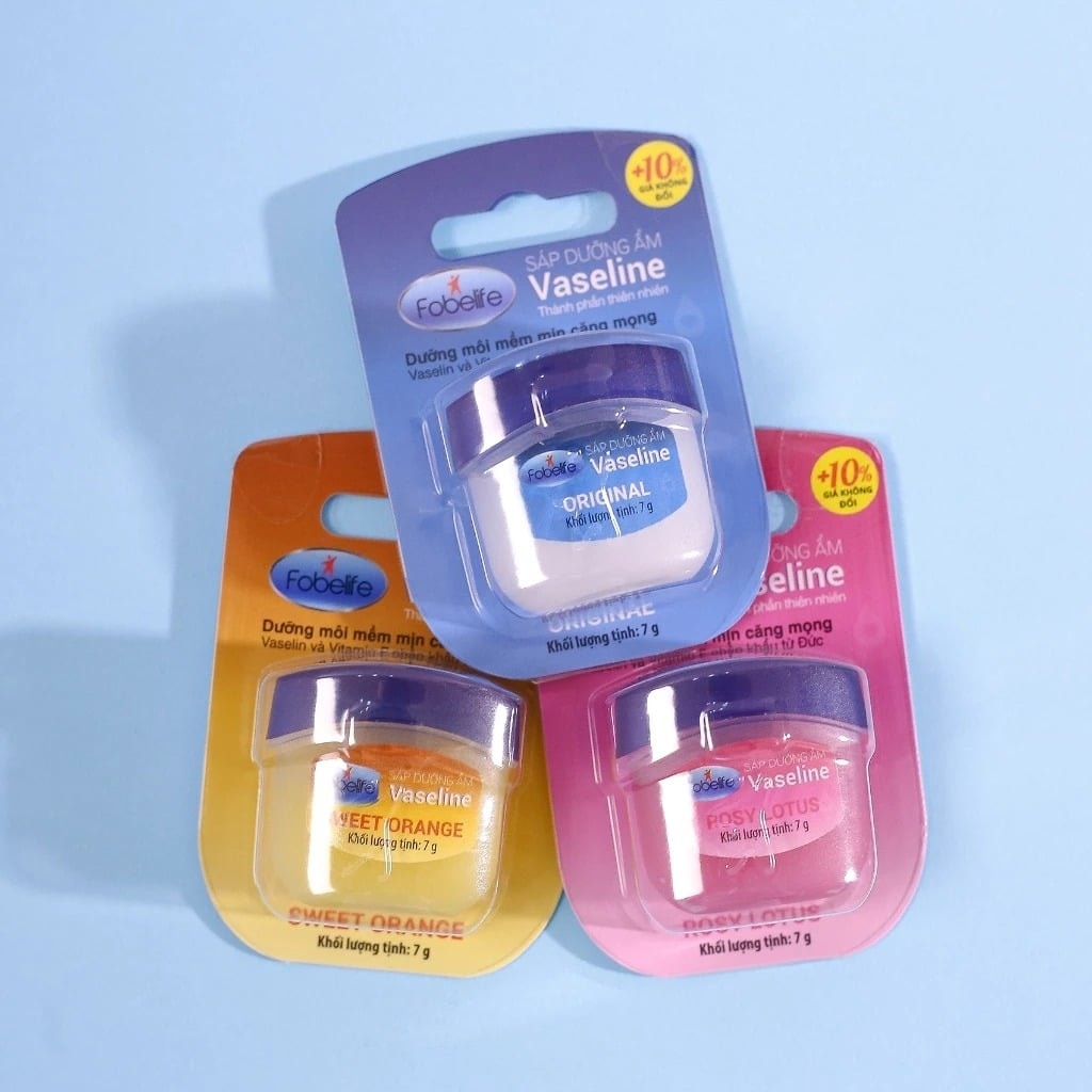 Fobelife Sáp dưỡng ẩm Vaseline Sweet Orange 3