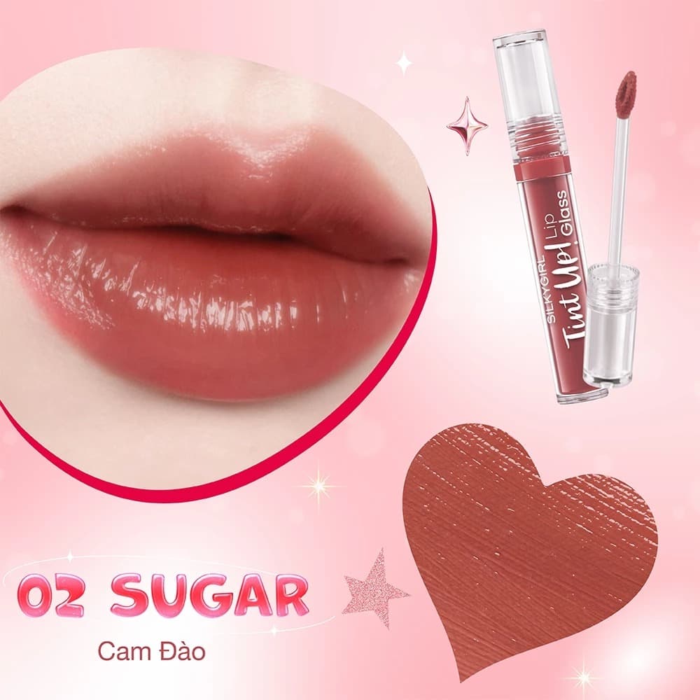 Silkygirl Son bóng Tint Up Lip Glass thumb 9