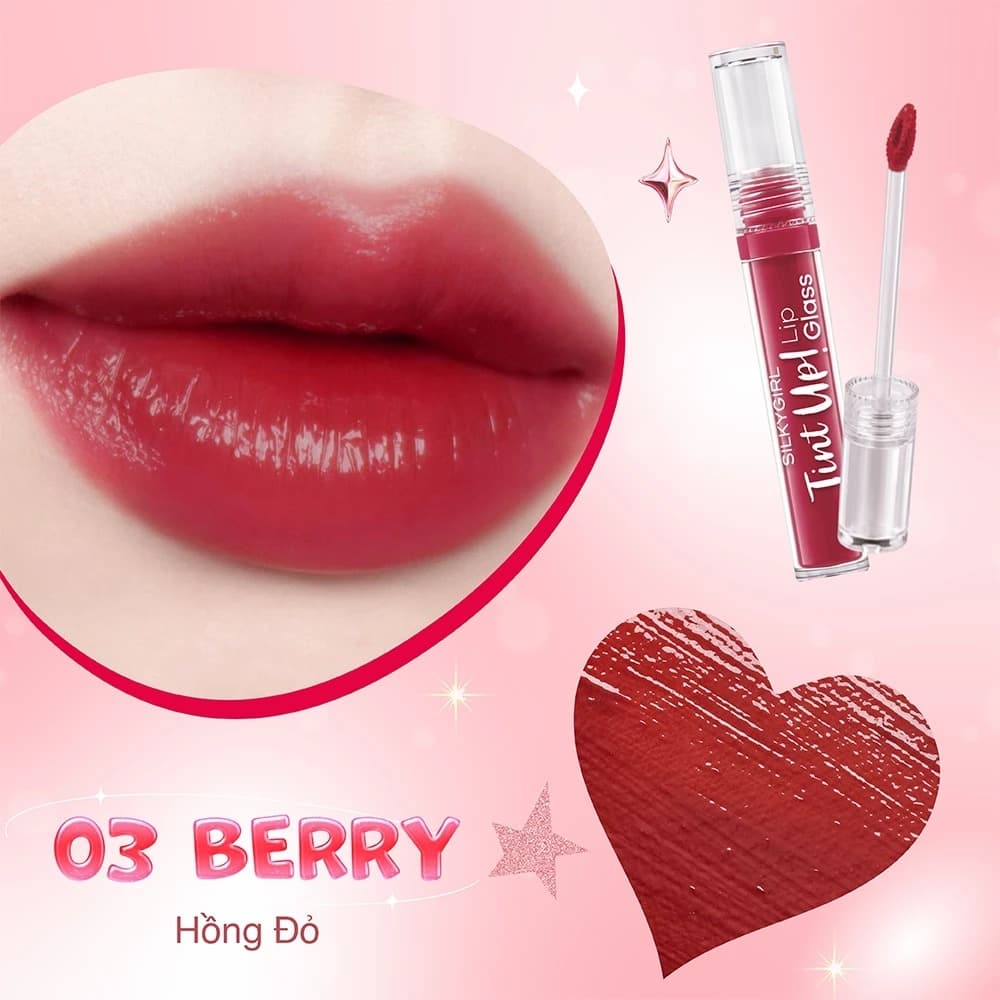 Silkygirl Son bóng Tint Up Lip Glass thumb 8
