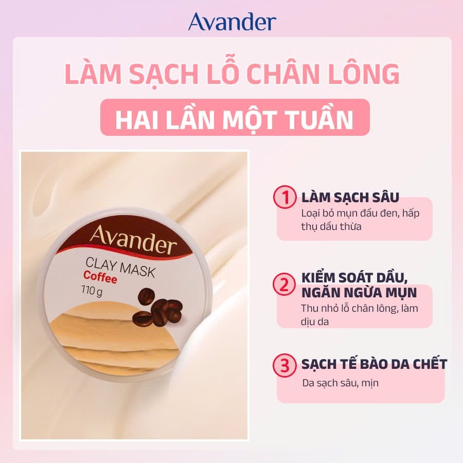Avander Mặt Nạ Đất Sét 110g 10