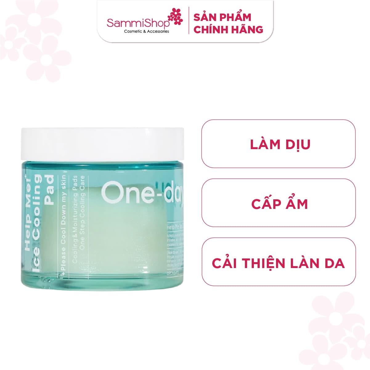 One-Day'syou Nước hoa hồng Help Me Ice Cooling Pad thumb 1