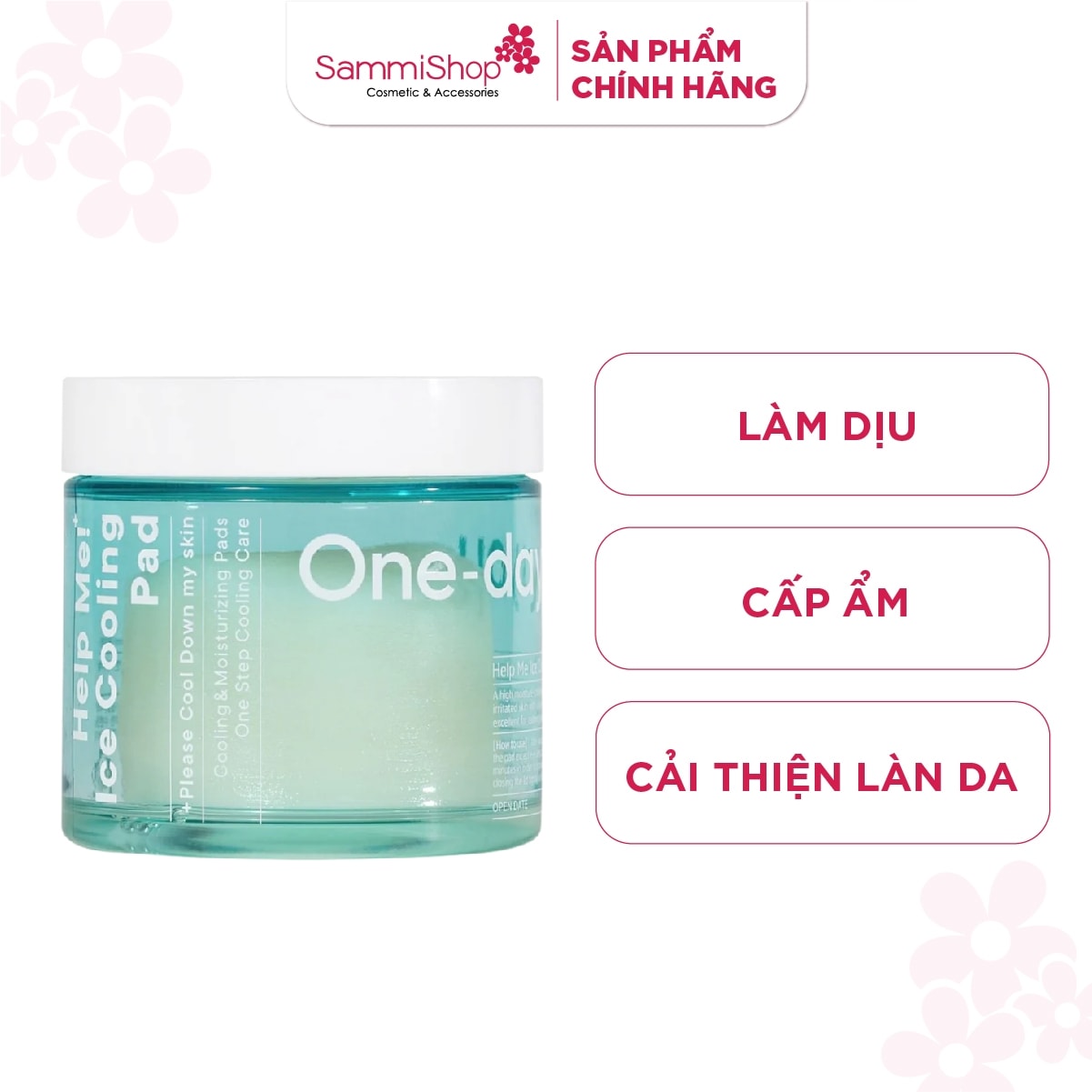 One-Day'syou Nước hoa hồng Help Me Ice Cooling Pad 1