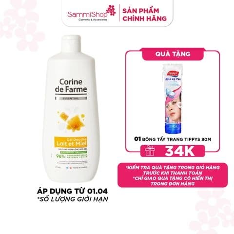 Corine De Farme Sữa tắm Essential Shower Gel 750ml thumb 3