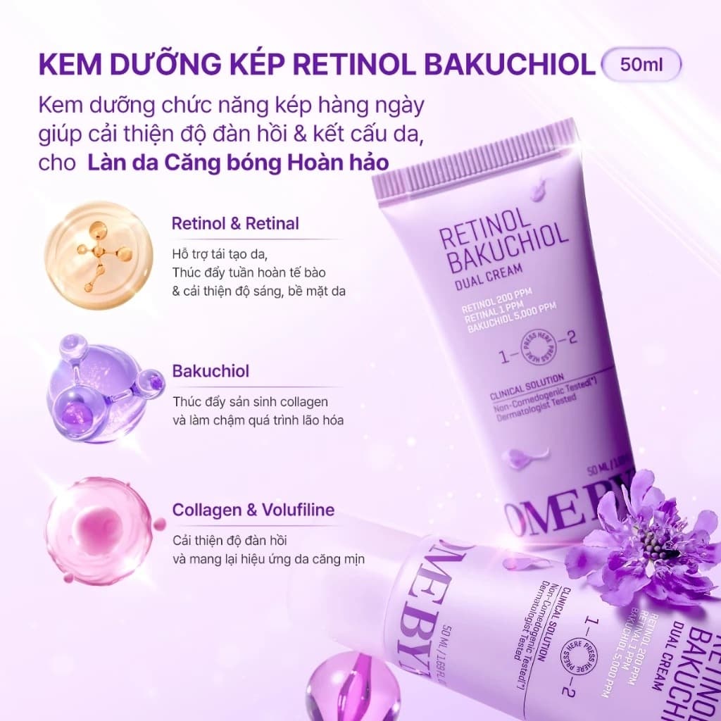 Some By Mi Kem dưỡng Retinol Bakuchiol Dual Cream 50ml thumb 4