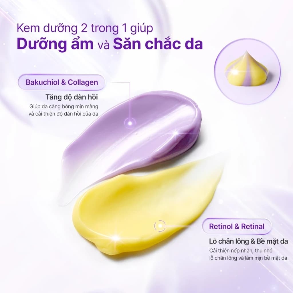 Some By Mi Kem dưỡng Retinol Bakuchiol Dual Cream 50ml thumb 5