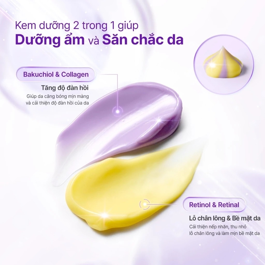 Some By Mi Kem dưỡng Retinol Bakuchiol Dual Cream 50ml 5