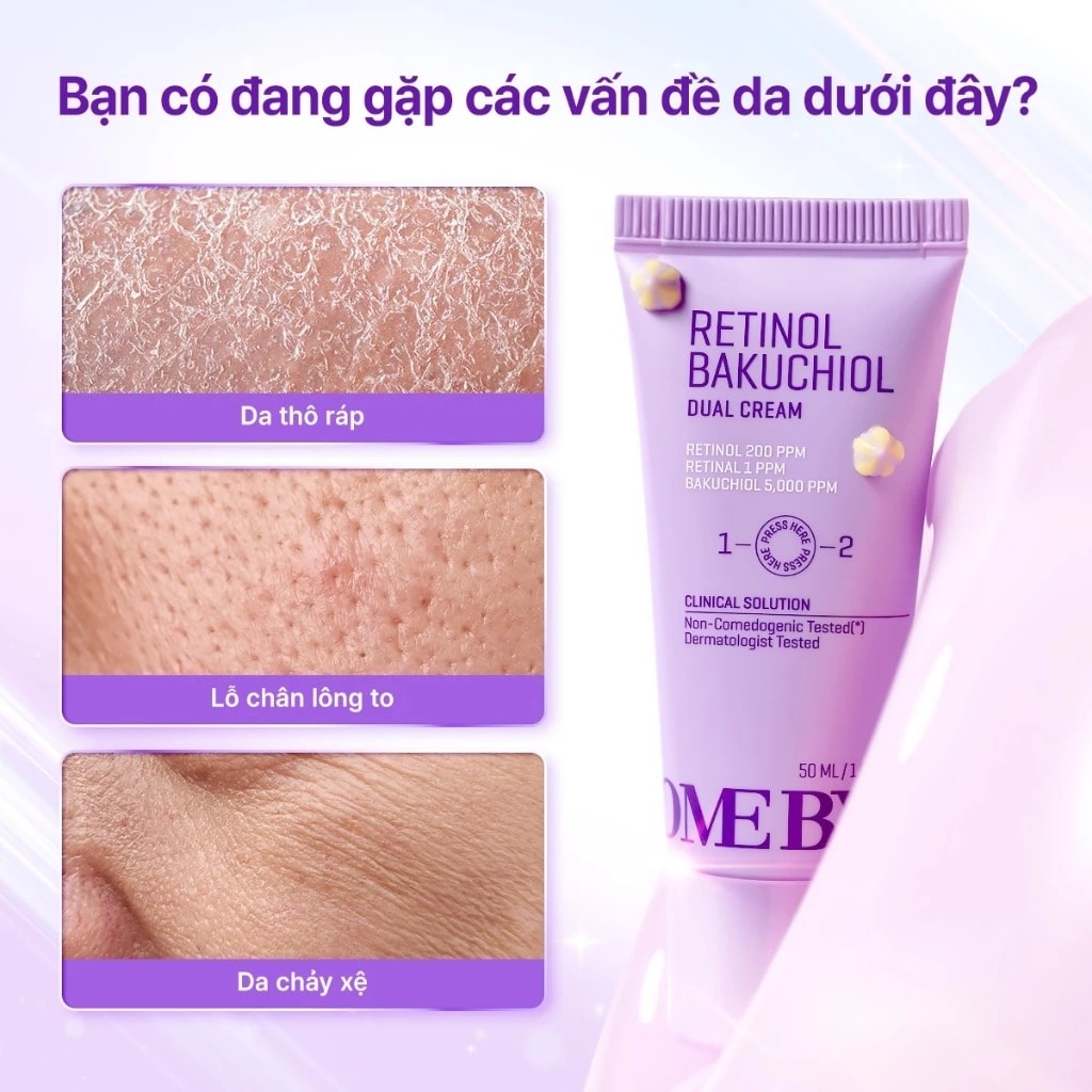 Some By Mi Kem dưỡng Retinol Bakuchiol Dual Cream 50ml 6