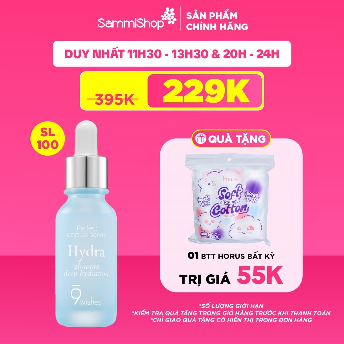 FS8 9 Wishes Tinh chất Hydra Ampule II 30ml thumb 1
