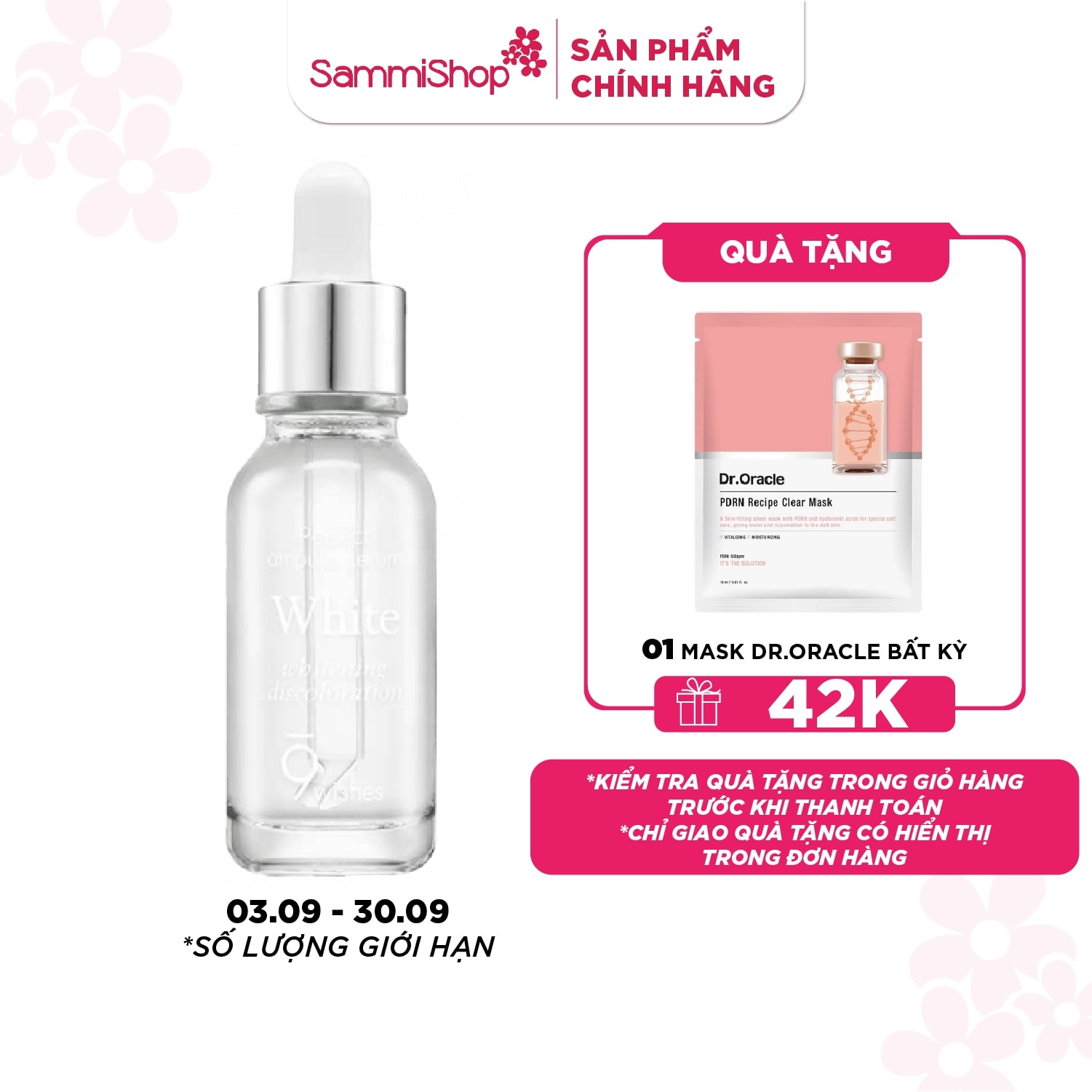 9 Wishes Tinh chất Miracle White Ampule Serum 25ml 1