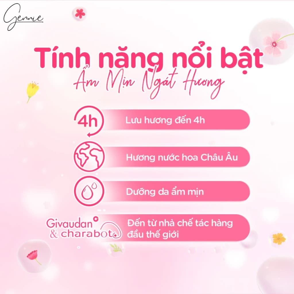 GENNIE Sữa tắm nước hoa nữ thumb 5