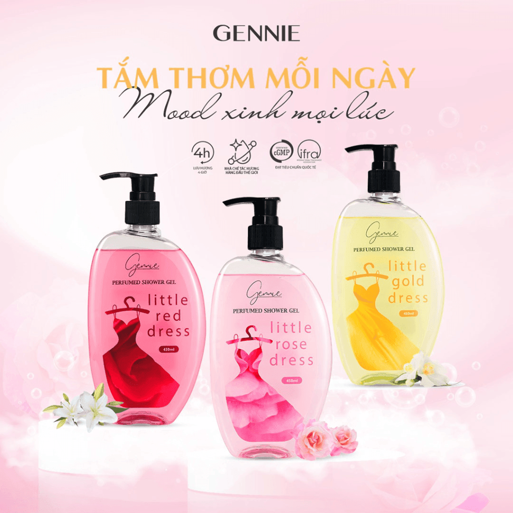 GENNIE Sữa tắm nước hoa nữ 2
