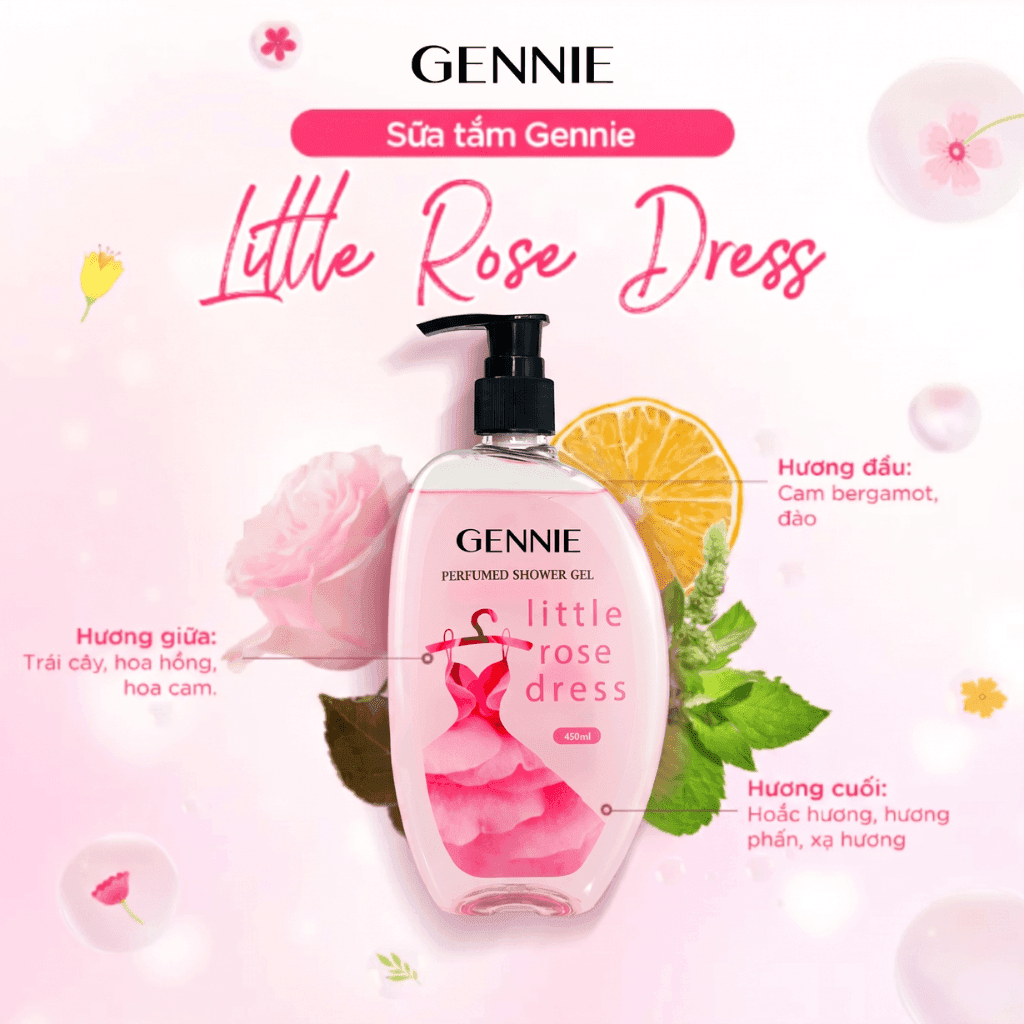GENNIE Sữa tắm nước hoa nữ thumb 4