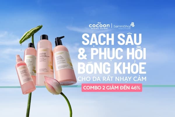 COMBO 2 GIẢM ĐẾN 46%: SEN HẬU GIANG - SẠCH SÂU & PHỤC HỒI BÓNG KHỎE CHO DA RẤT NHẠY CẢM