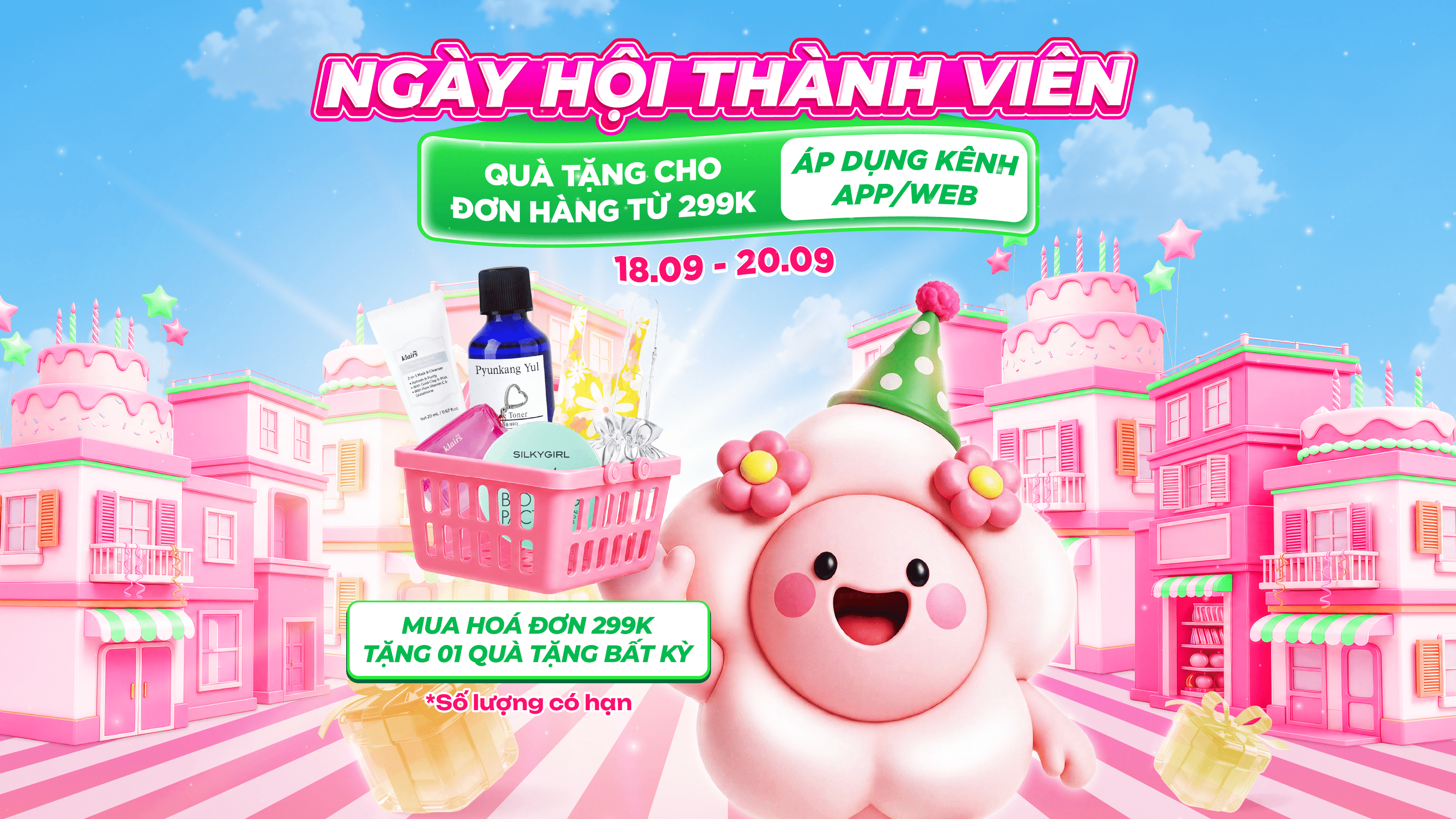 18.09 - 20.09 | NGÀY HỘI THÀNH VIÊN SAMMISHOP