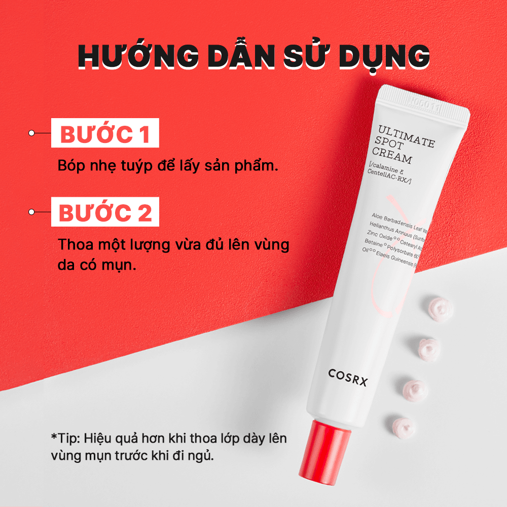 COSRX Kem dưỡng AC Collection Ultimate Spot Cream 30g 5
