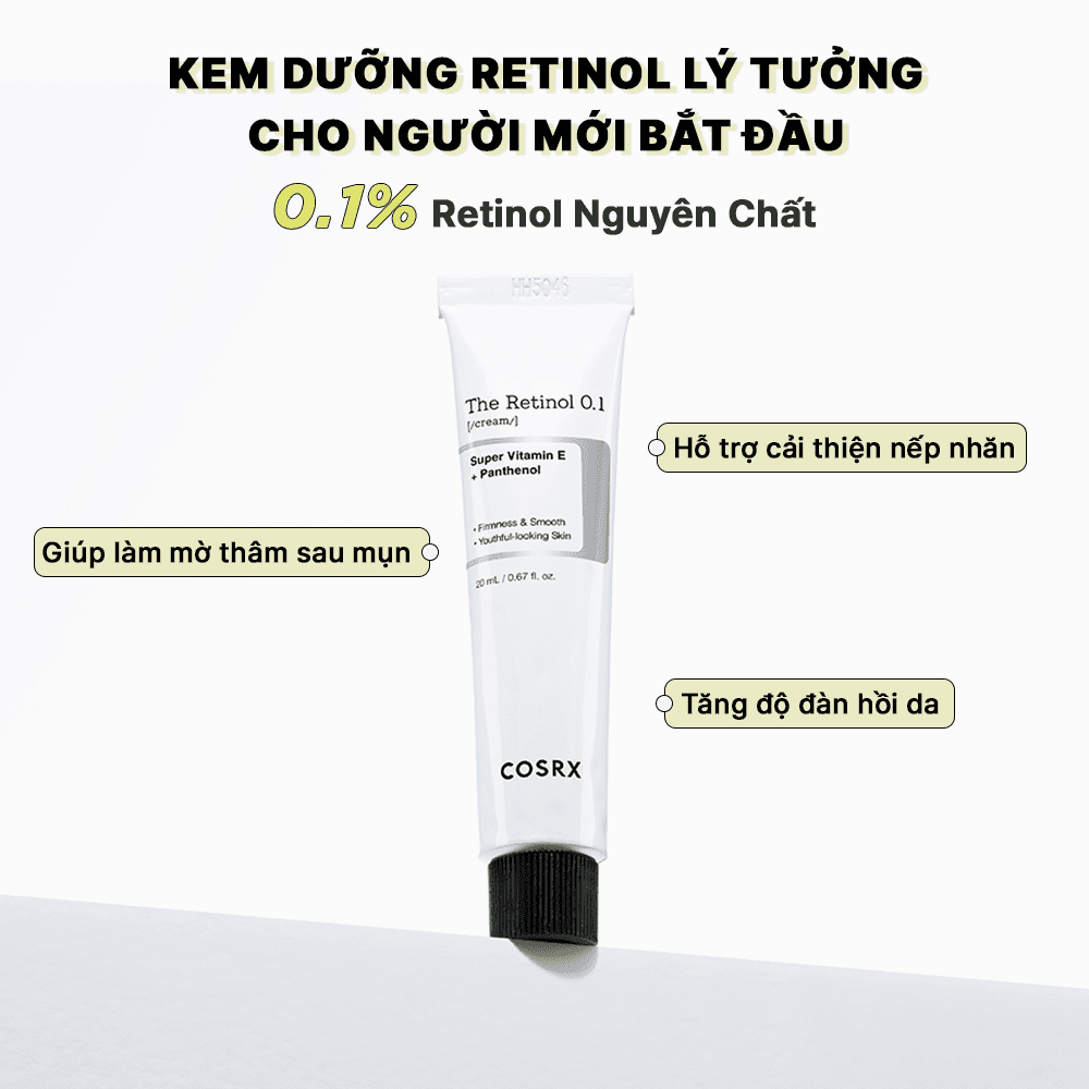 COSRX Kem dưỡng The retinol 0.1 cream 20ml thumb 7