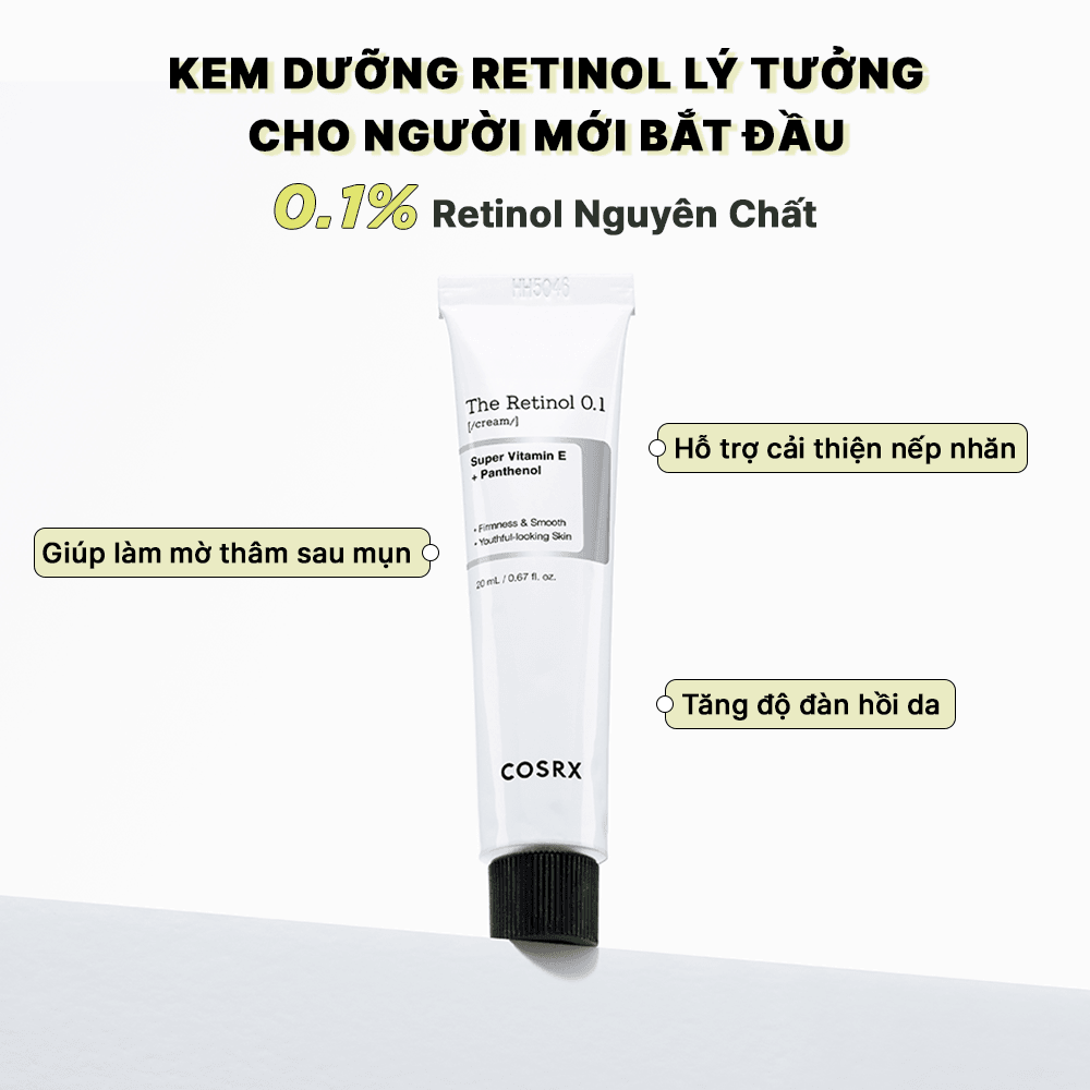 COSRX Kem dưỡng The retinol 0.1 cream 20ml 7
